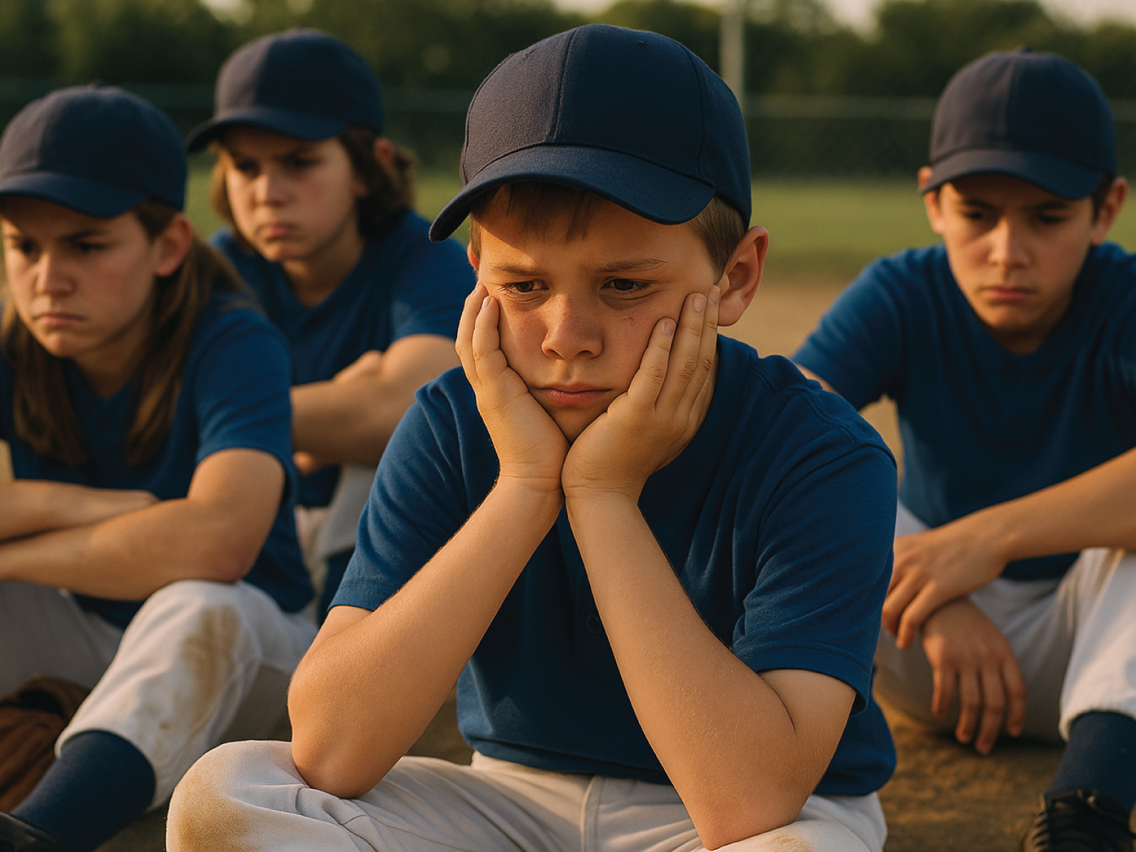 Losing baseball team